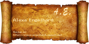 Alexa Engelhard névjegykártya